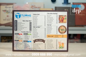 Menu Nhựa